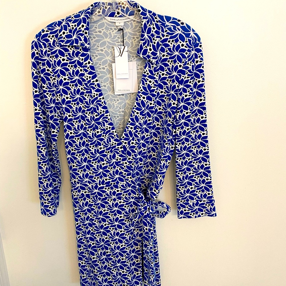 Diane von Furstenberg Mini Wrap Dress with Shorts